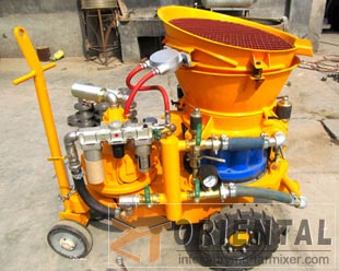 concrete spraying machine