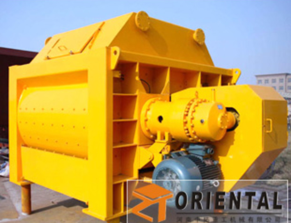 Twin Shaft Forced Concrete Mixer