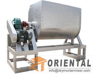 Horizontal real stone paint mixer