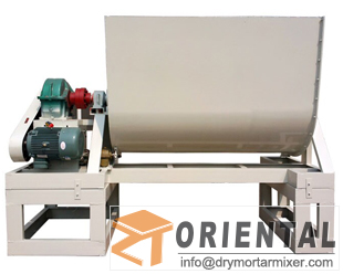 Horizontal real stone paint mixer