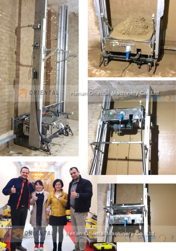 wall plastering machine