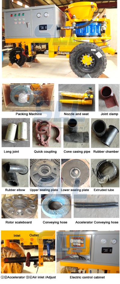 gunite machine for pools shotcrete equipment