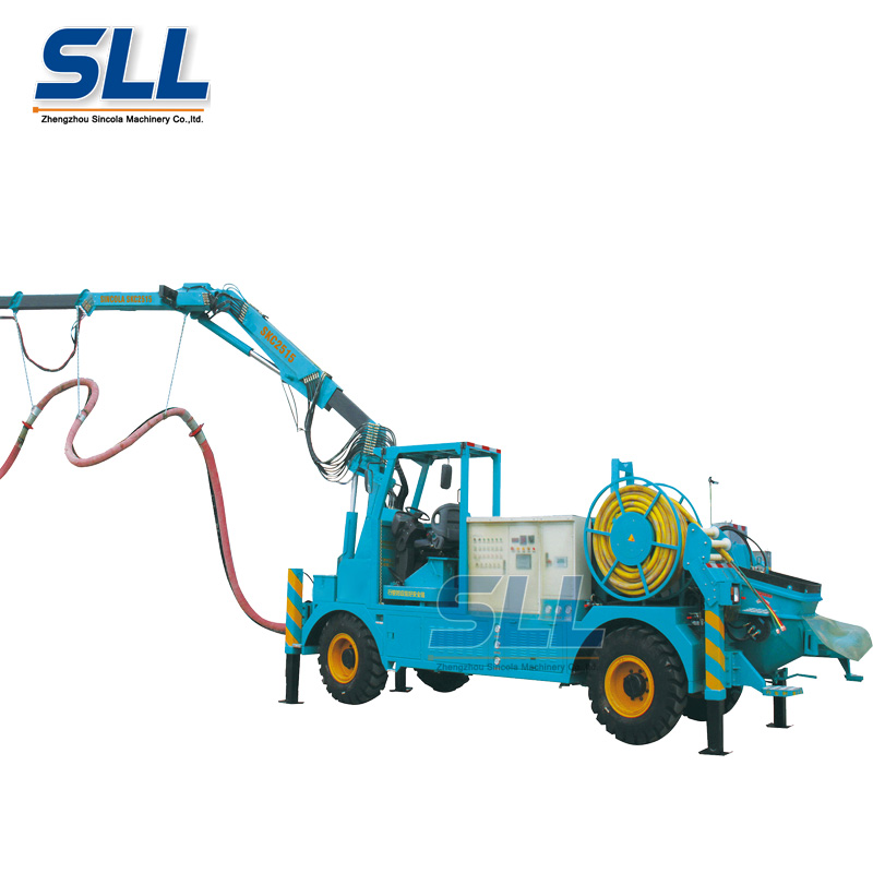 concrete spraying system